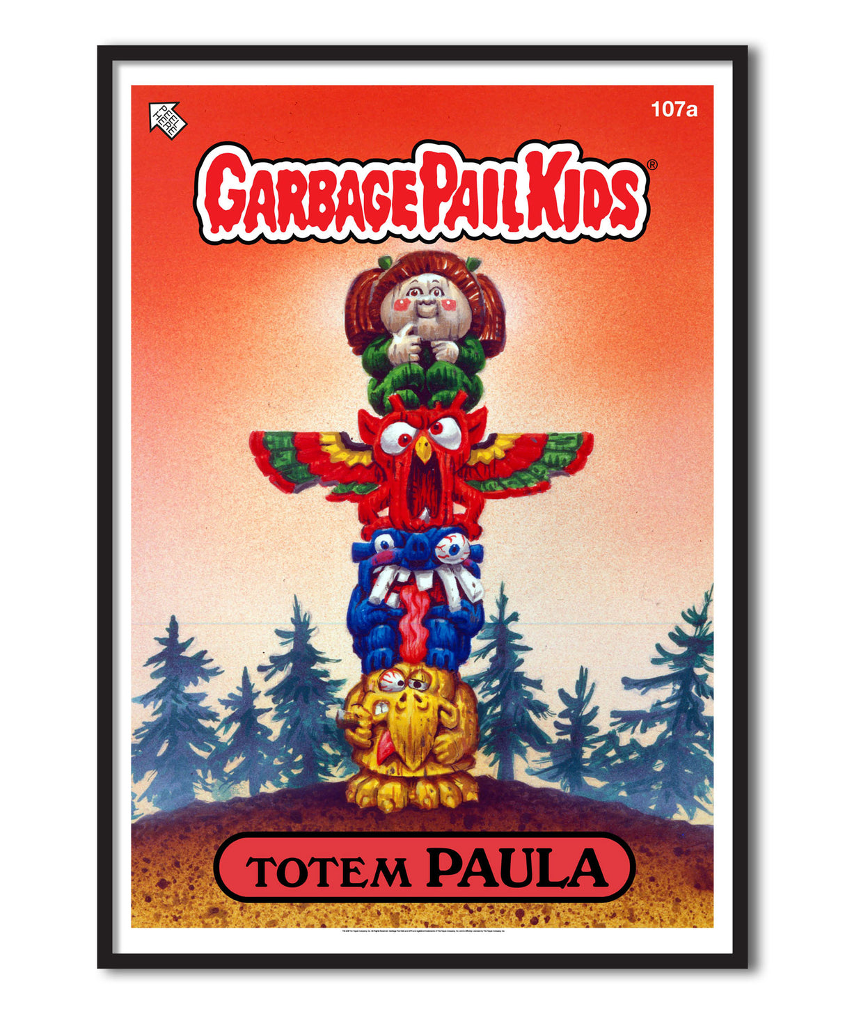 Garbage Pail Kids  - Totem Paula Poster