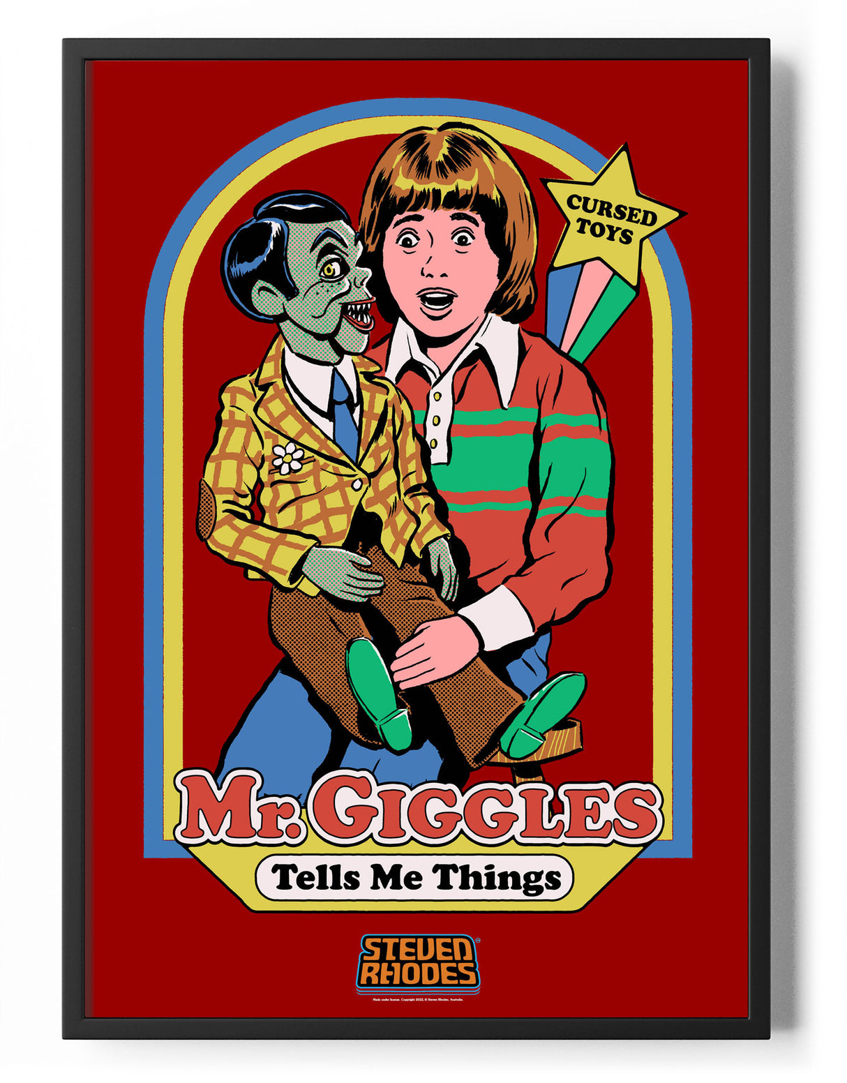 Mr Giggles Tells Me Things Poster