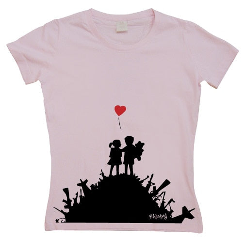 Banksy Finally Girly T-shirt