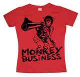 Monkey Business Girly T- shirt