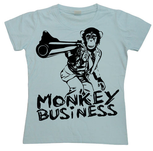 Monkey Business Girly T- shirt