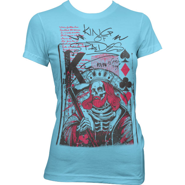 King Of Spades Girly T-Shirt