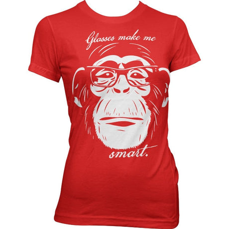 Glasses Makes Me Smart Girly Tee