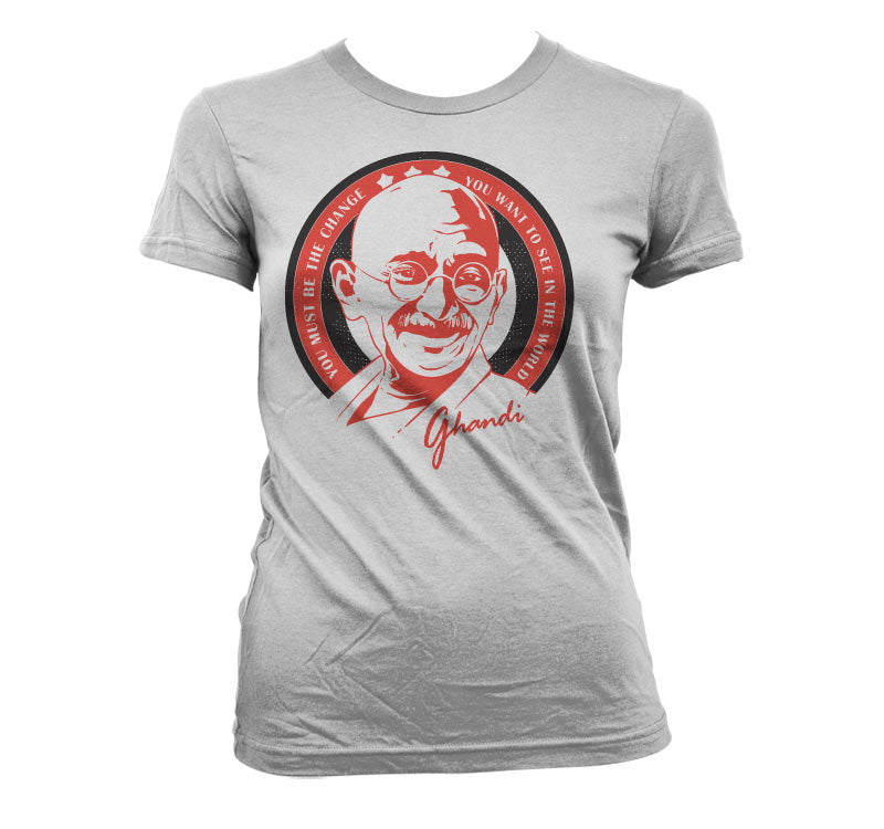 Ghandi Saying Girly T-Shirt