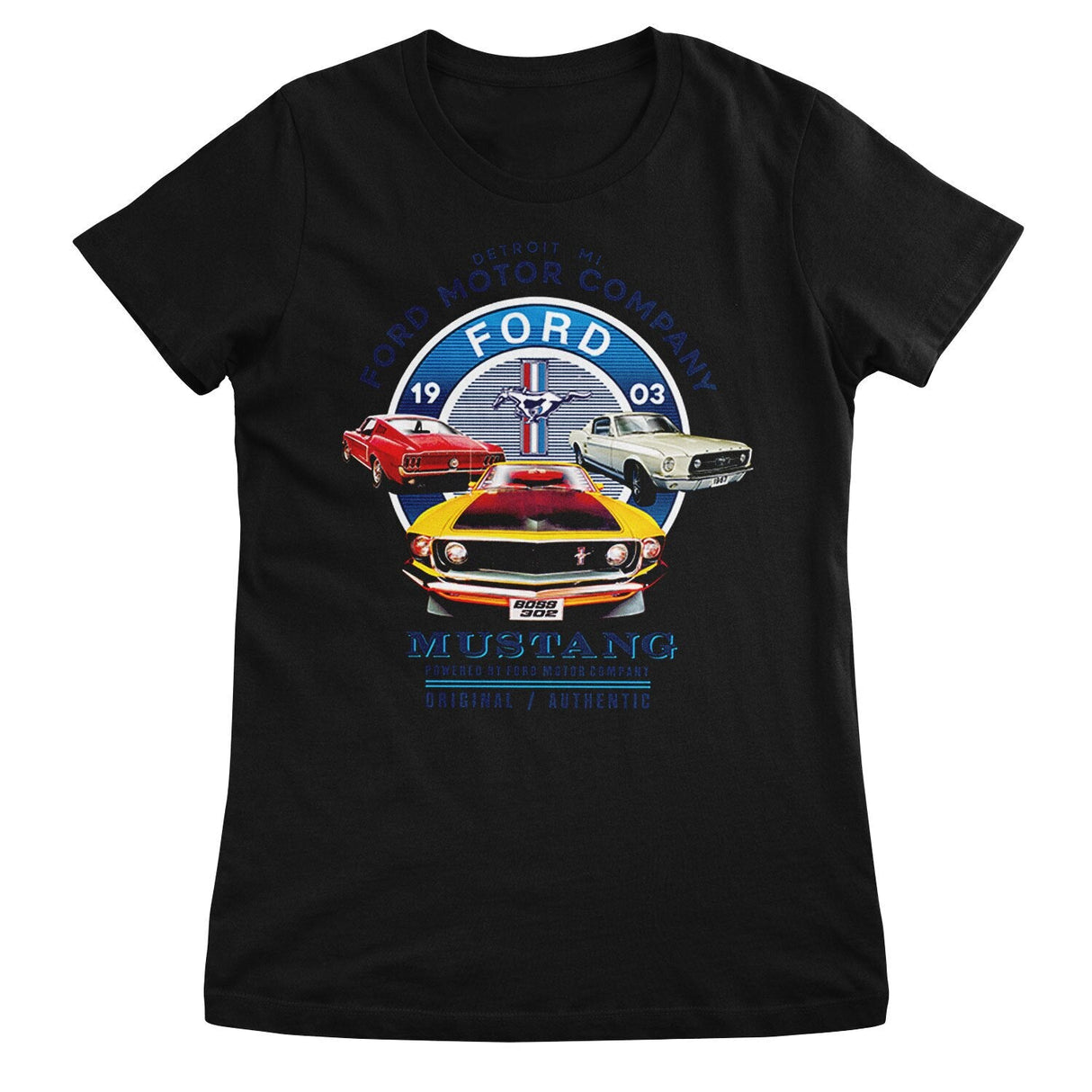 Ford Mustang Circle Girly Tee