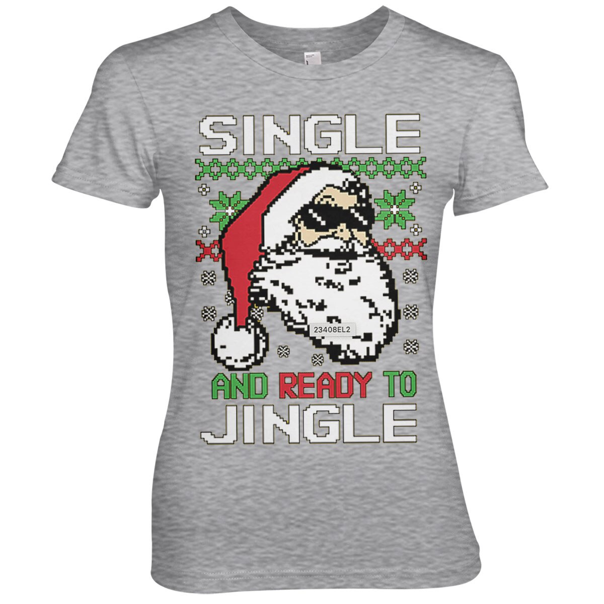 Single And Ready To Jingle Girly Tee