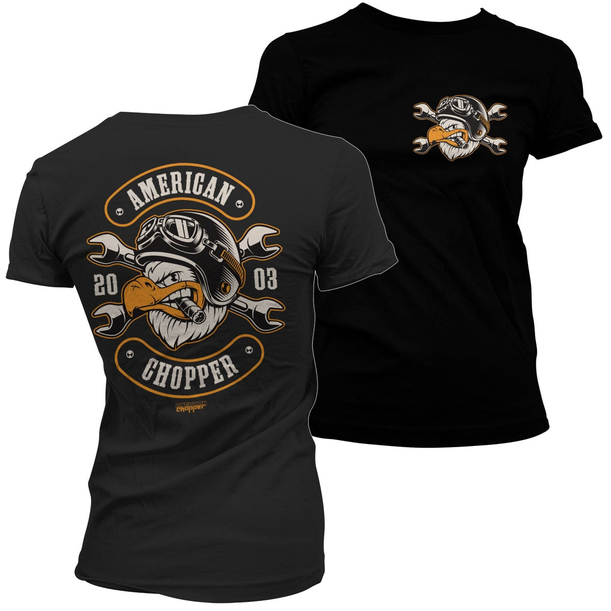 American Chopper - Cigar Eagle Girly Tee