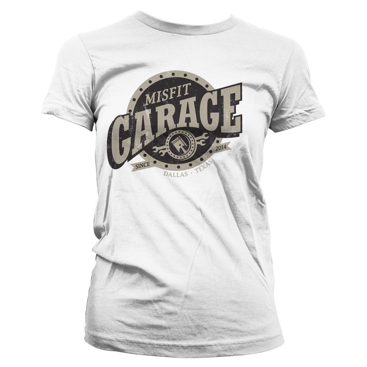 Misfit Garage Piston Sign Girly Tee