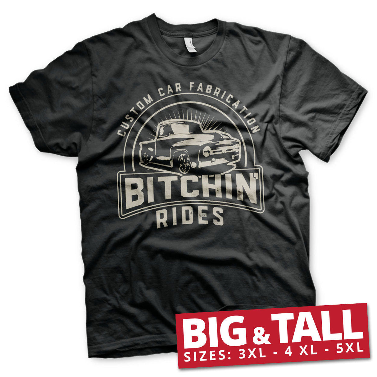 Bitchin' Rides Sunset Pick-Up Big & Tall T-Shirt