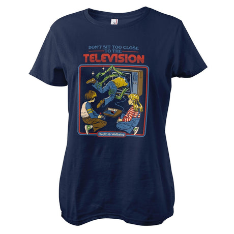 Don't Sit Too Close To The Television Girly Tee