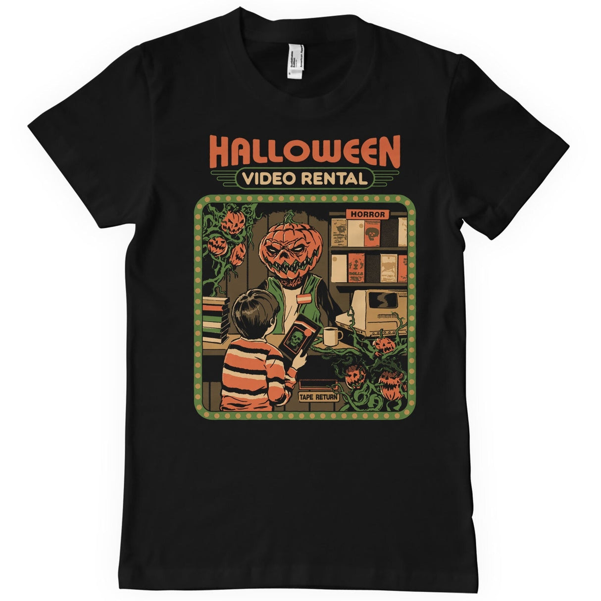 Halloween Video Rental Big & Tall T-Shirt