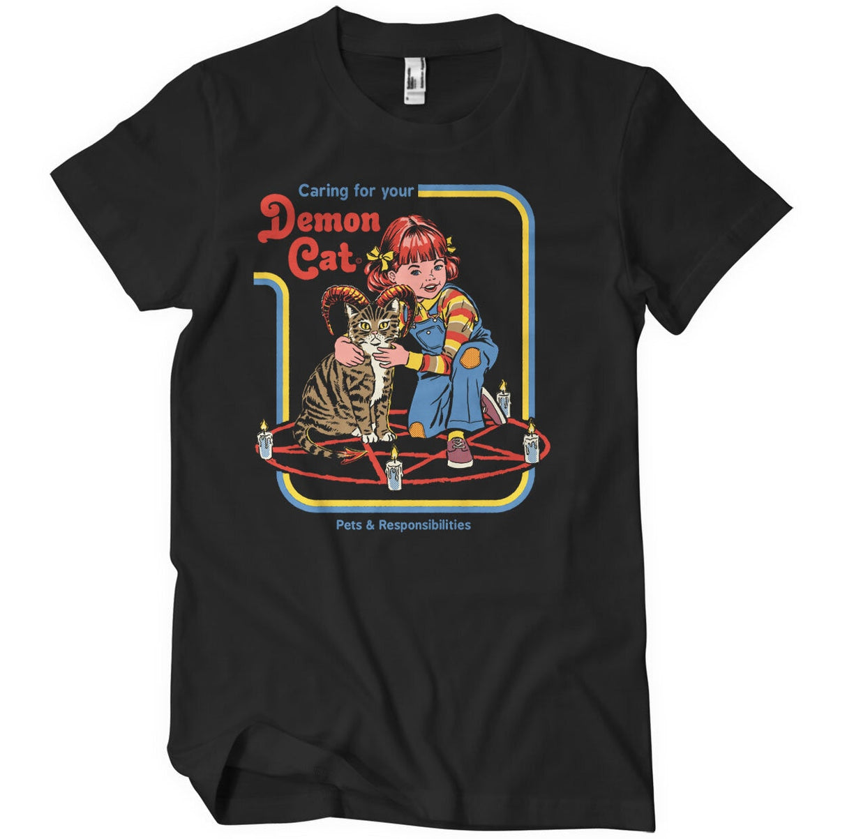 Caring for Your Demon Cat Big & Tall T-Shirt