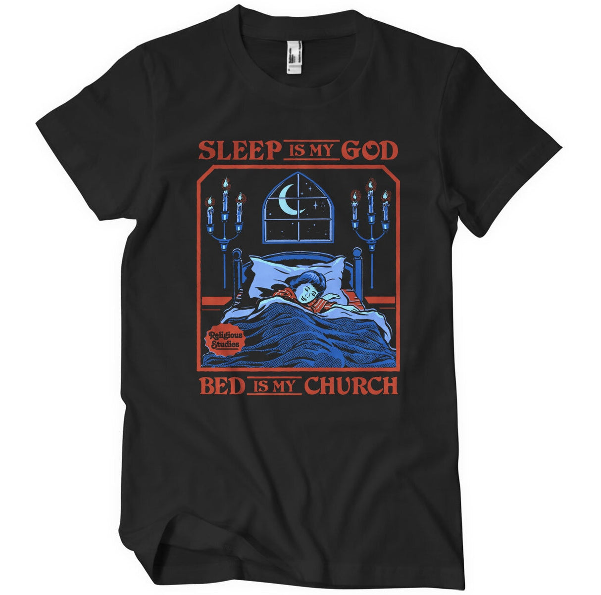 Sleep is My God - Bed is My Church Big & Tall T-Shirt