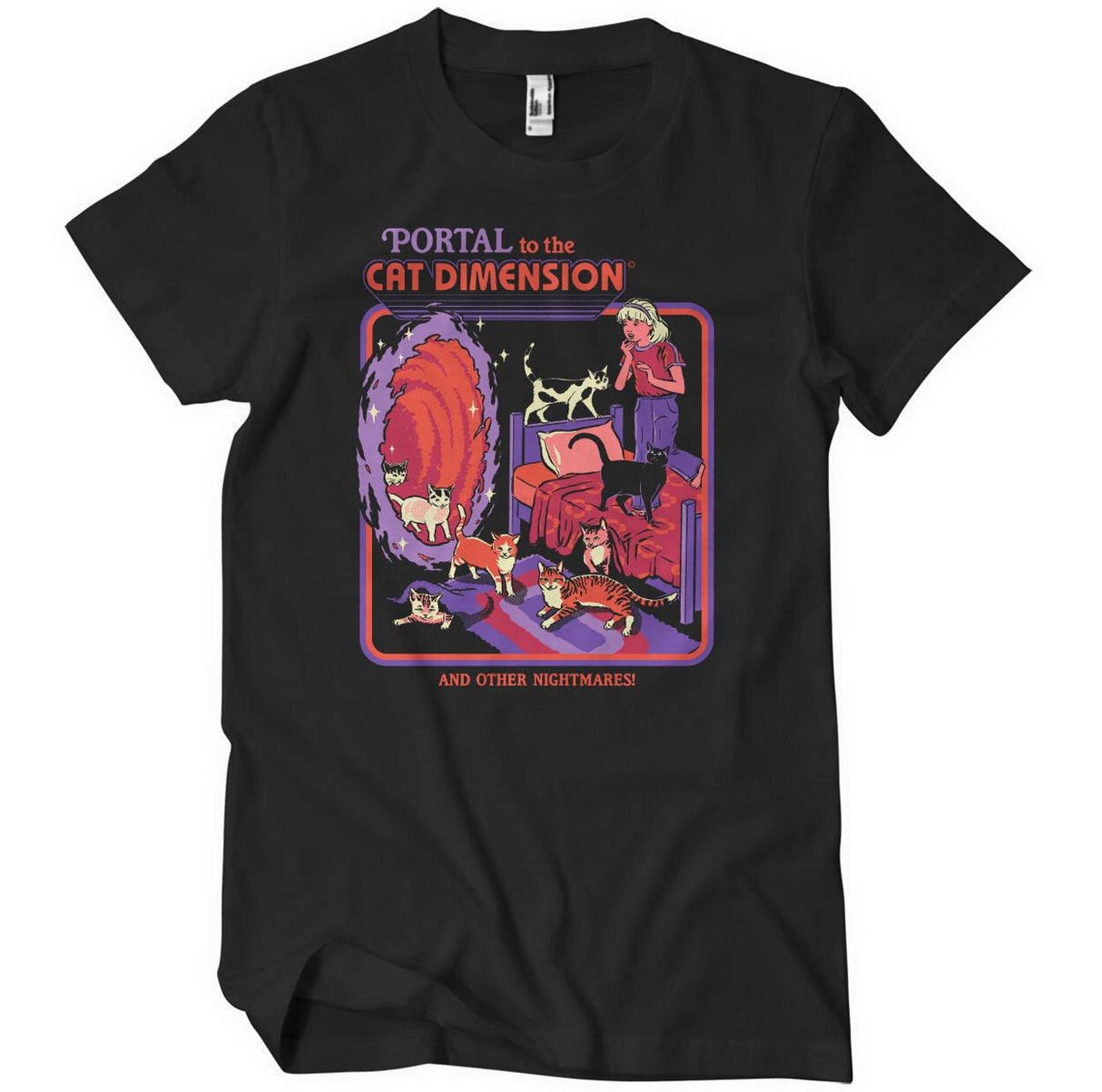 Portal to The Cat Dimension Big & Tall T-Shirt