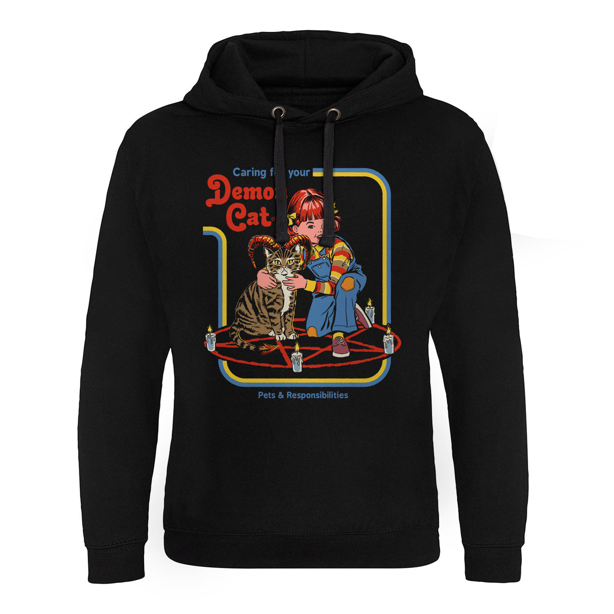 Caring For Your Demon Cat Epic Hoodie