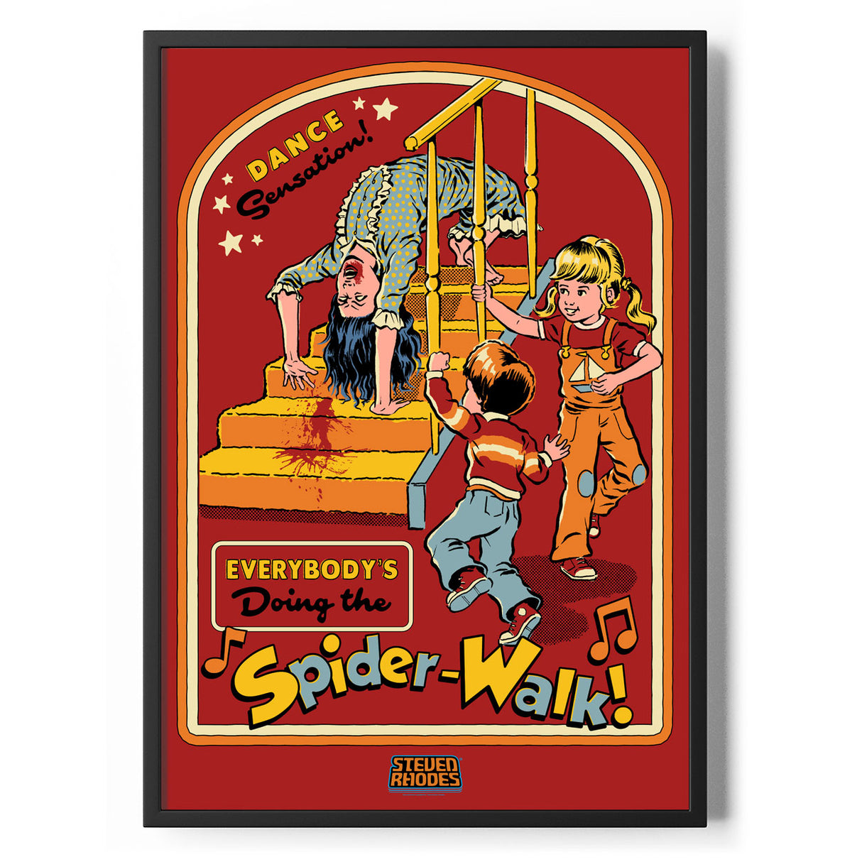 Doing The Spider-Walk Poster Standard