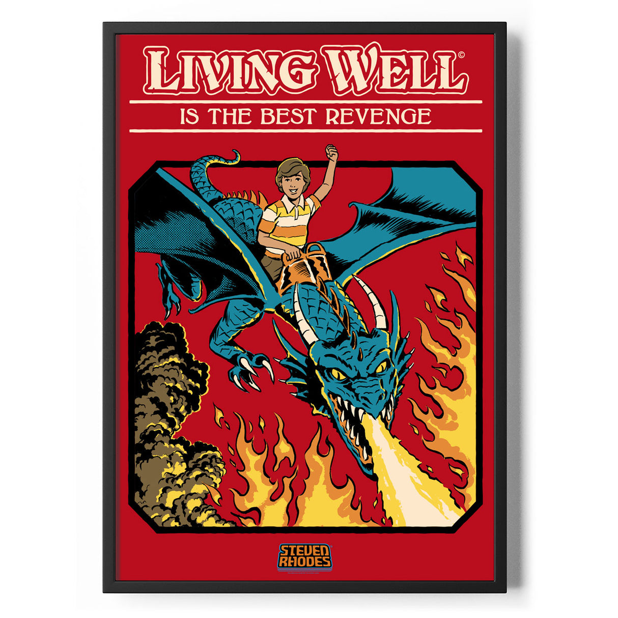 Living Well Poster Standard