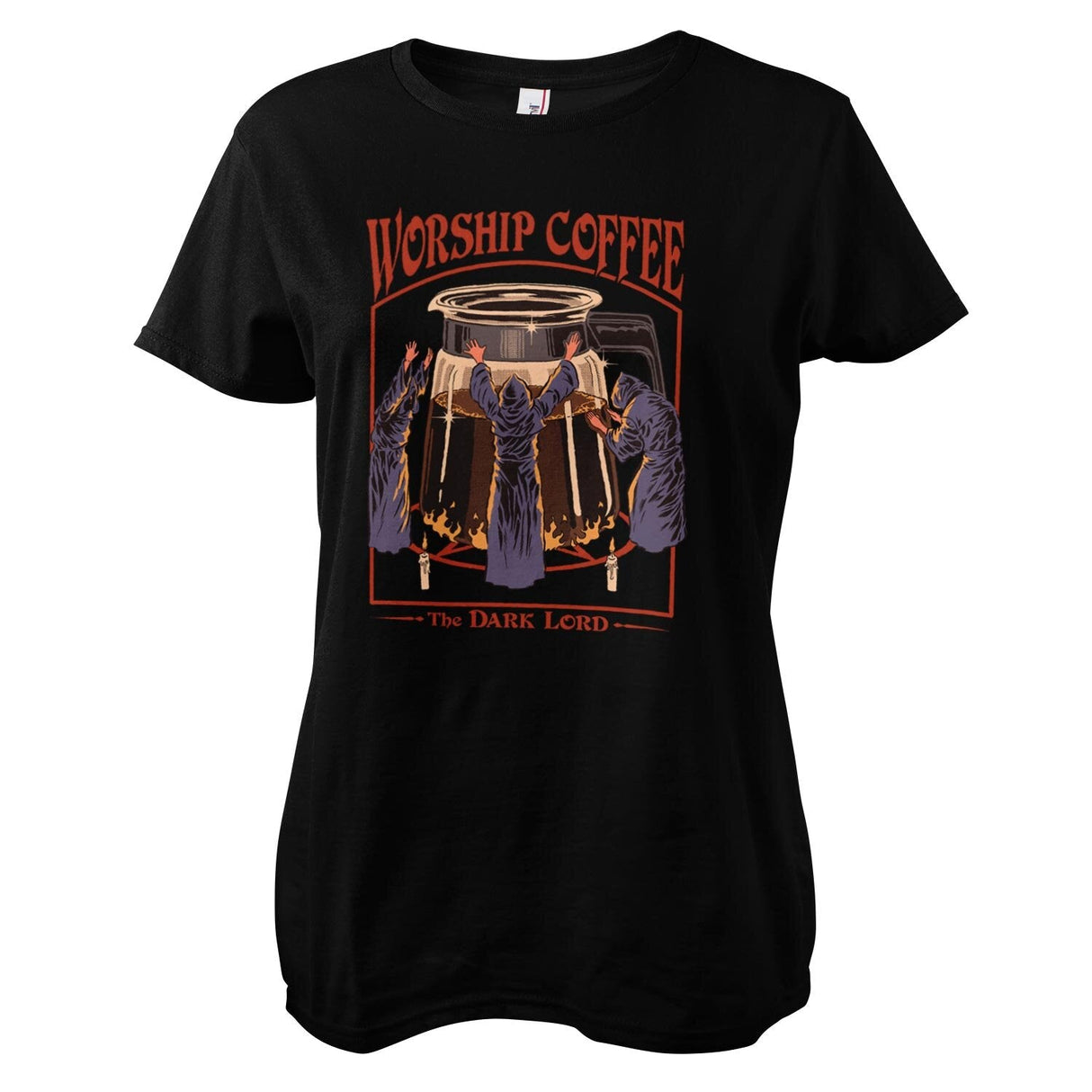 Worship Coffee Girly Tee