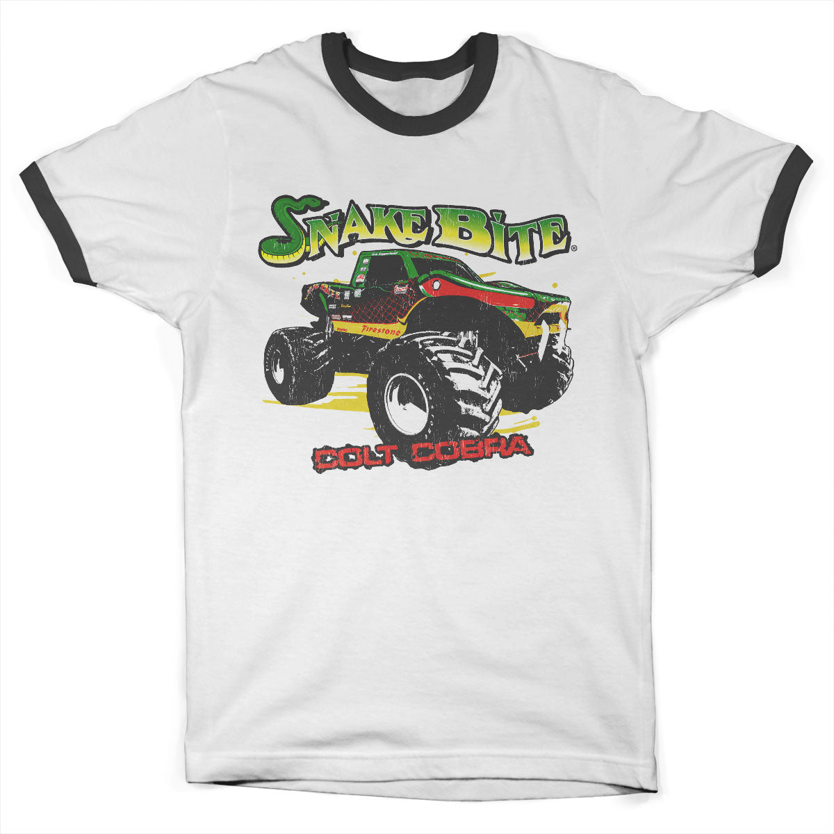 Snake Bite - Colt Cobra Monster Truck Ringer Tee