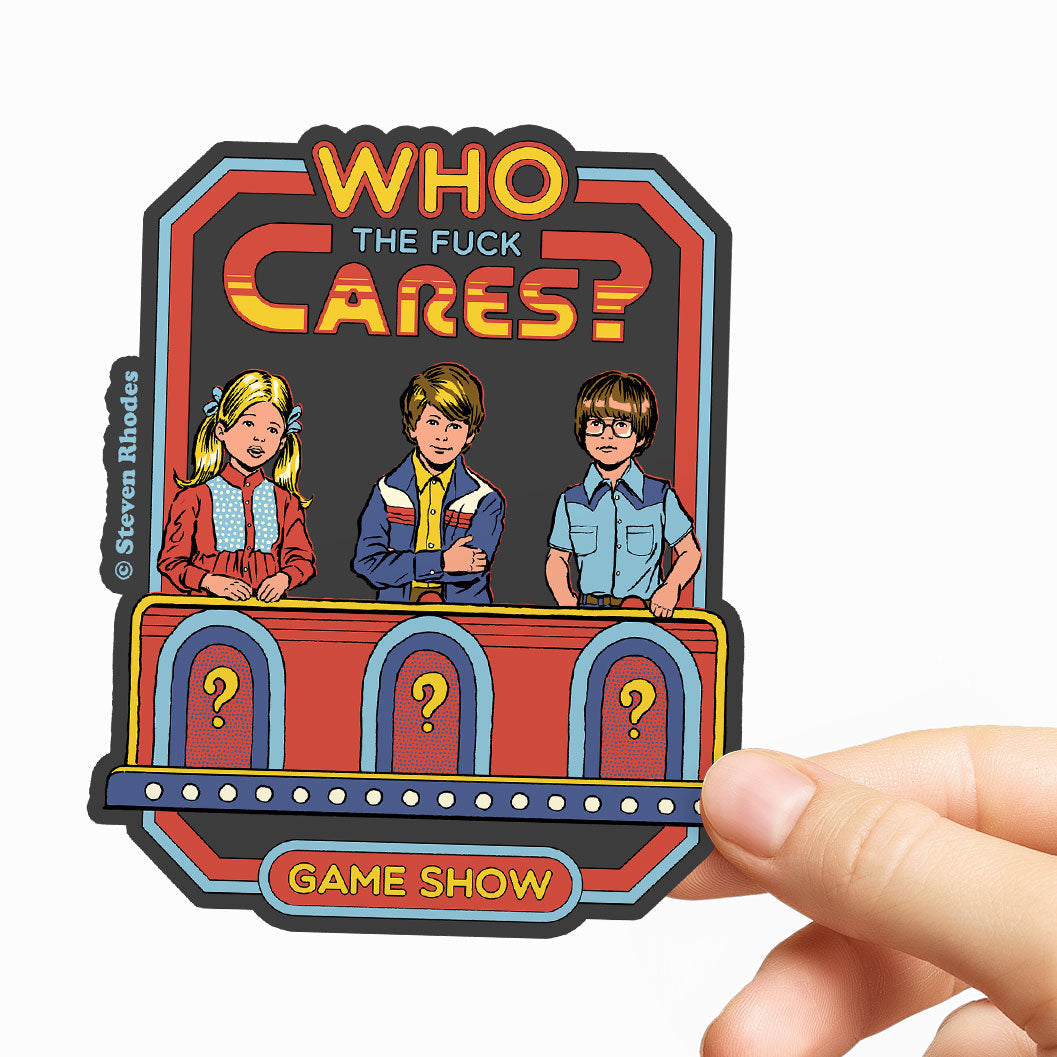 Steven Rhodes - Who The F*ck Cares Sticker