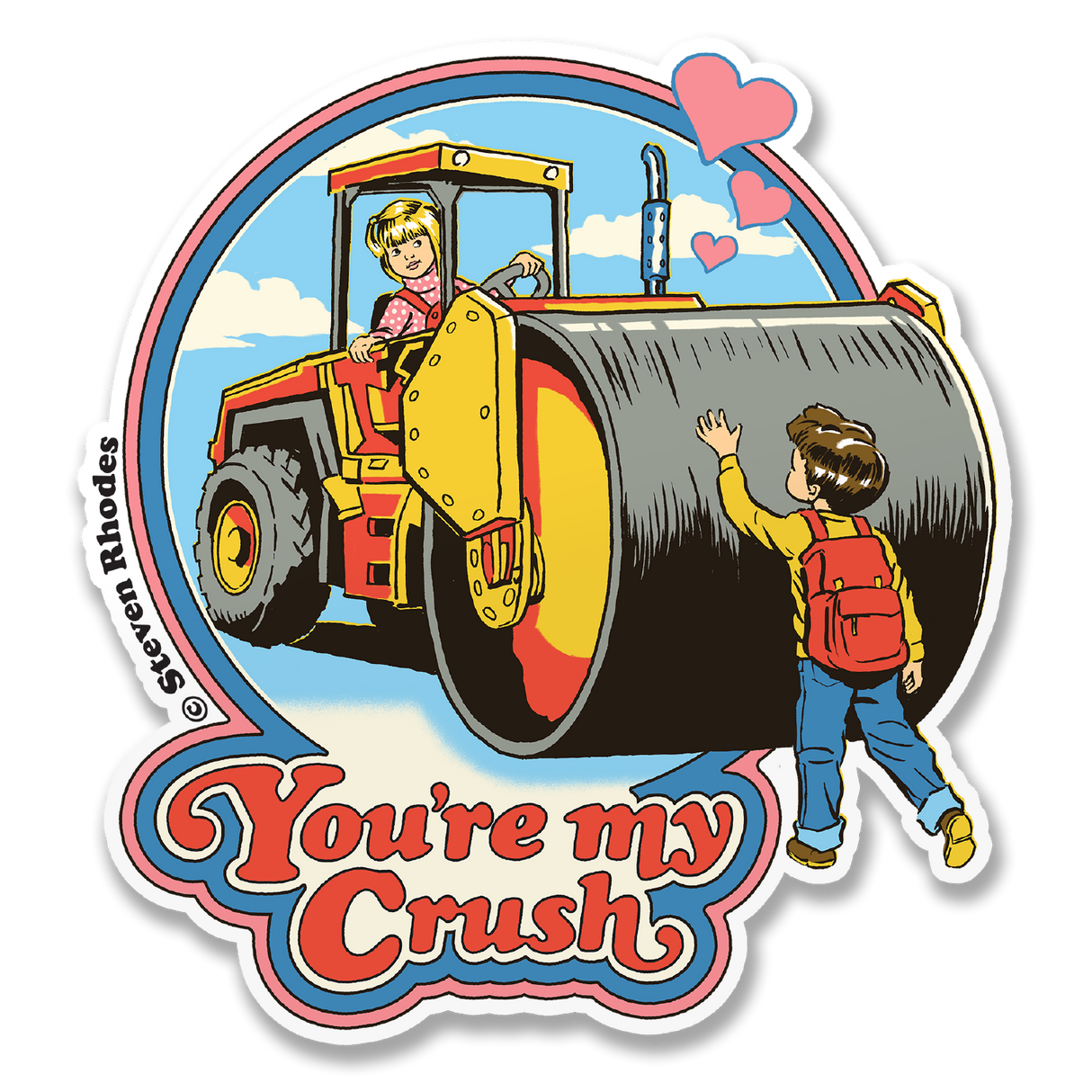 Steven Rhodes - You're My Crush Sticker