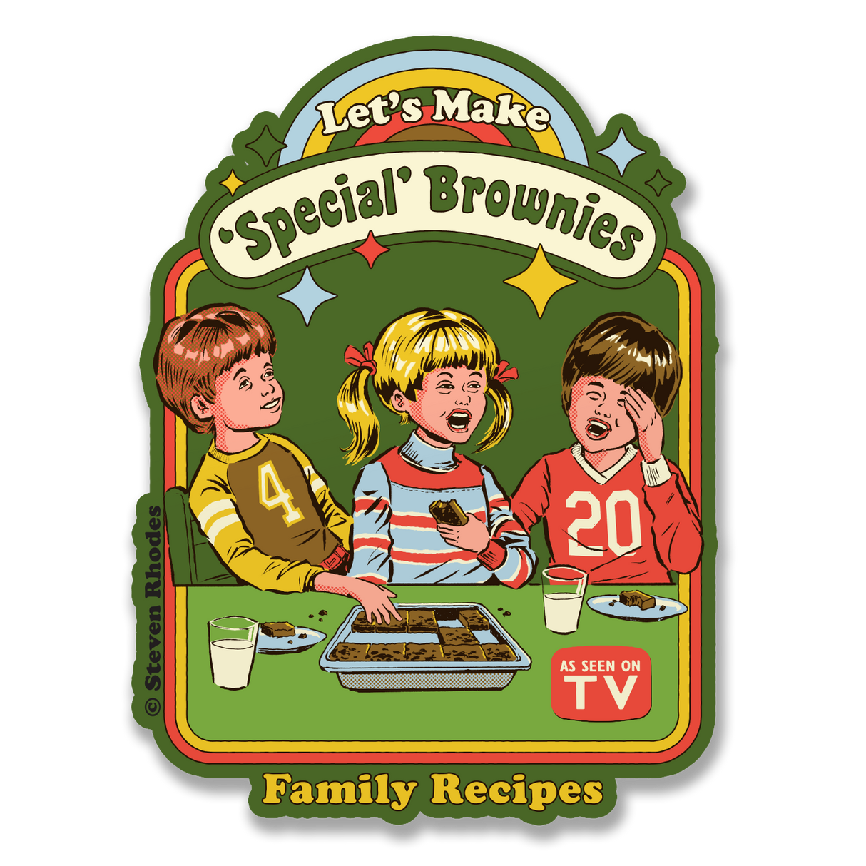 Steven Rhodes - Special Brownies Sticker