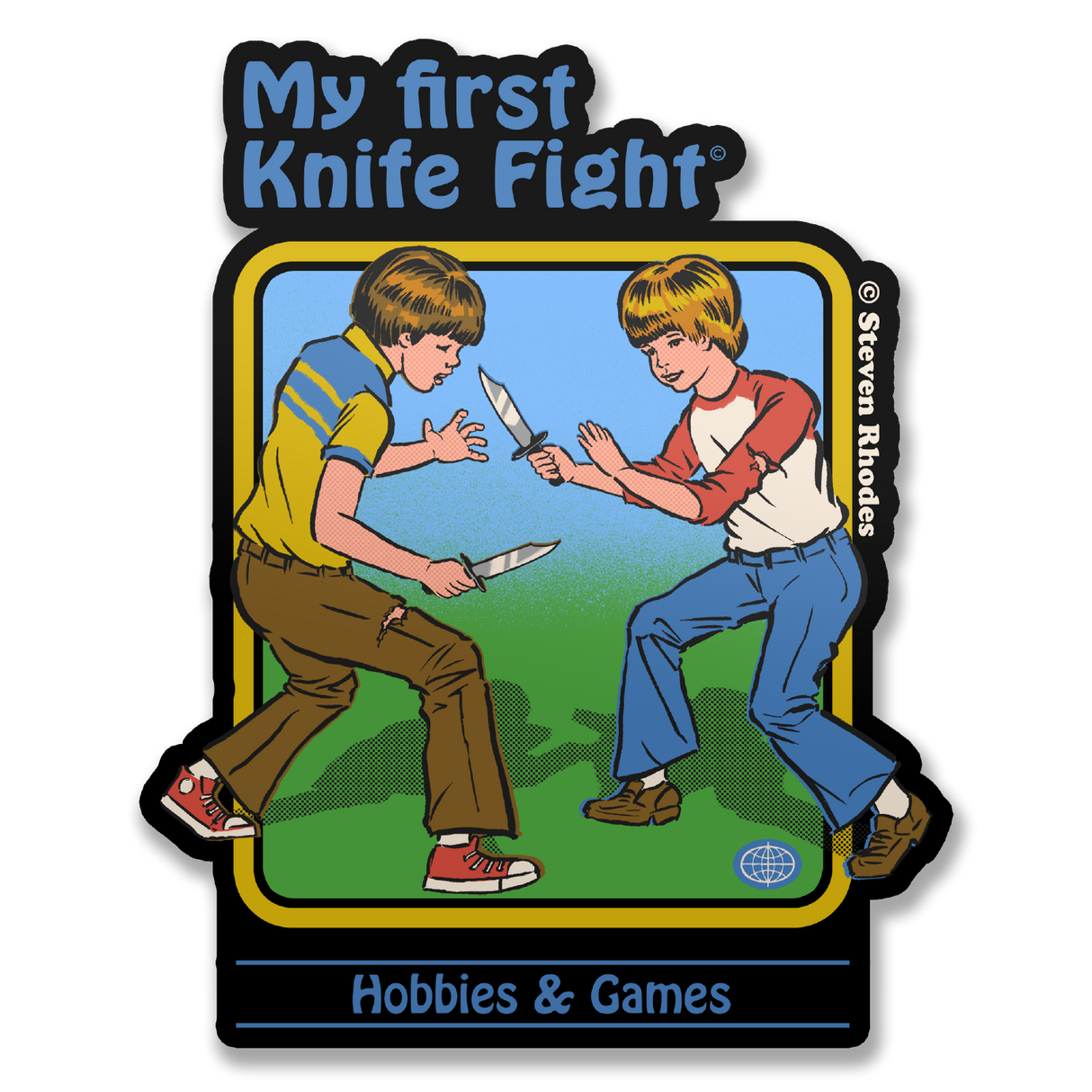 Steven Rhodes - My First Knife Fight Sticker