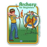 Steven Rhodes - Archery For Beginners Sticker