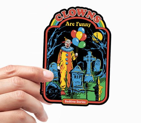 Steven Rhodes - Clown Are Funny Sticker