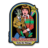 Steven Rhodes - Mr Giggles Tells Me things Sticker