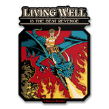 Steven Rhodes - Living Well Sticker