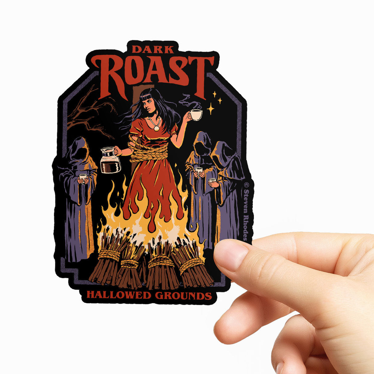 Steven Rhodes - Dark Roast Sticker