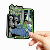 Steven Rhodes - Graham And The Greys Sticker