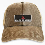 Dodge Logo Patch Vintage Trucker Cap