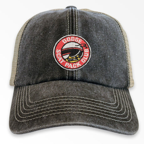 Dodge Scat Pack Club Vintage Trucker Cap
