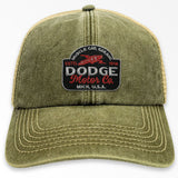 Dodge Motor Co Patch Vintage Trucker Cap