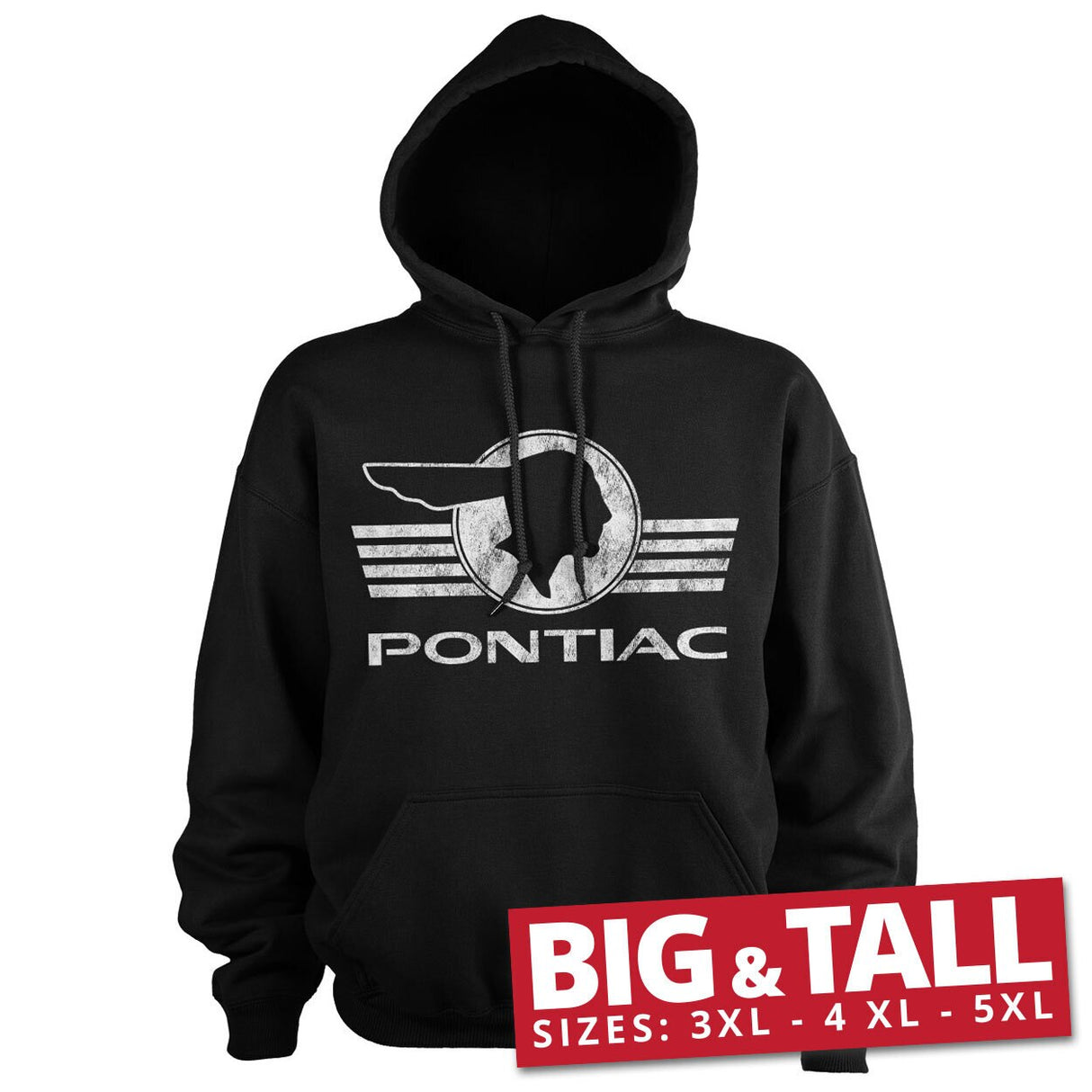 Pontiac Retro Logo Big & Tall Hoodie