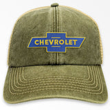 Chevrolet Bowtie Logo Vintage Trucker Cap
