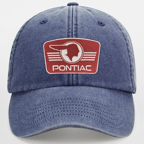 Pontiac Retro Logo Patch Vintage Low Profile Cap
