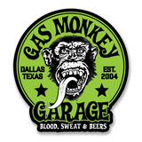 Gas Monkey Garage - Green Logo Sticker