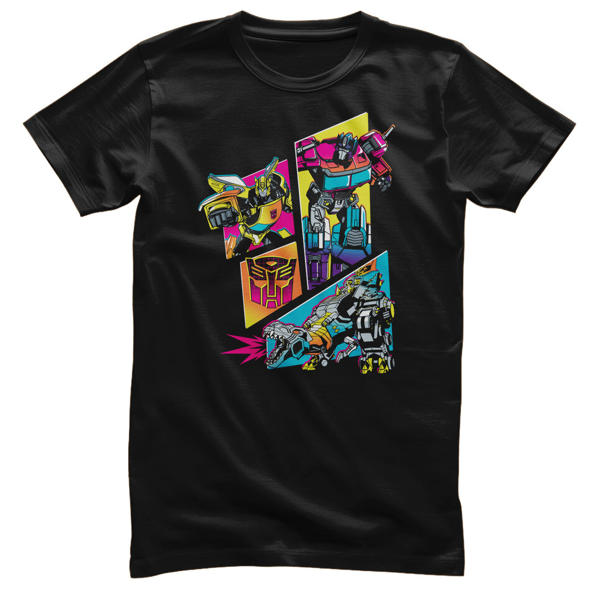 Transformers Neon Retro T-Shirt