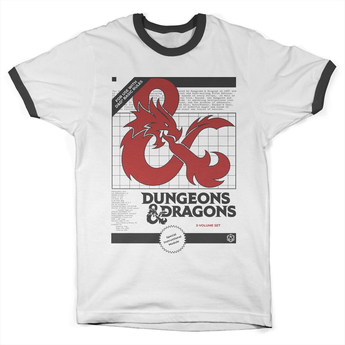 Dungeons & Dragons - 3 Volume Set Ringer Tee