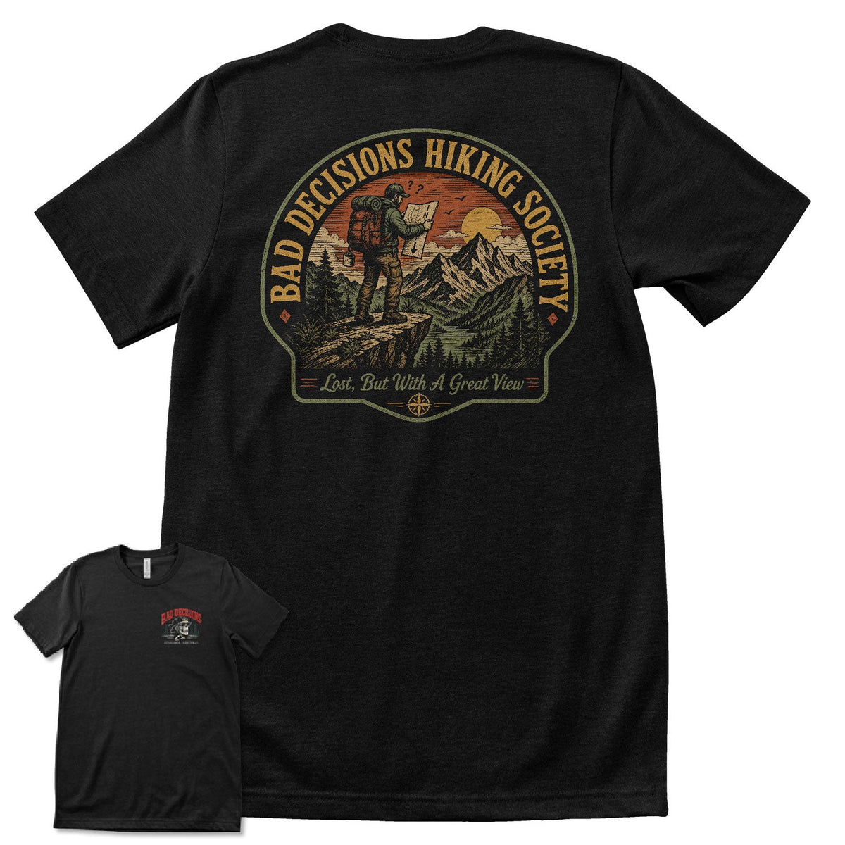Bad Decisions Hiking Society T-Shirt