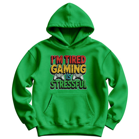 I'm Tired - Gaming Is Stressful Kids Hoodie