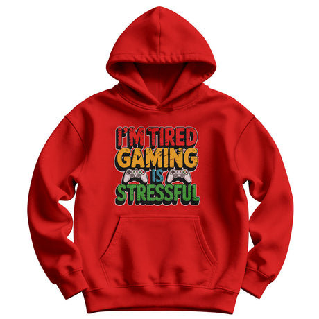 I'm Tired - Gaming Is Stressful Kids Hoodie