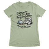 Not Accepting Responsibilities Top