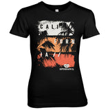 D&D California Palms Girly Tee