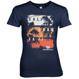 D&D California Palms Girly Tee