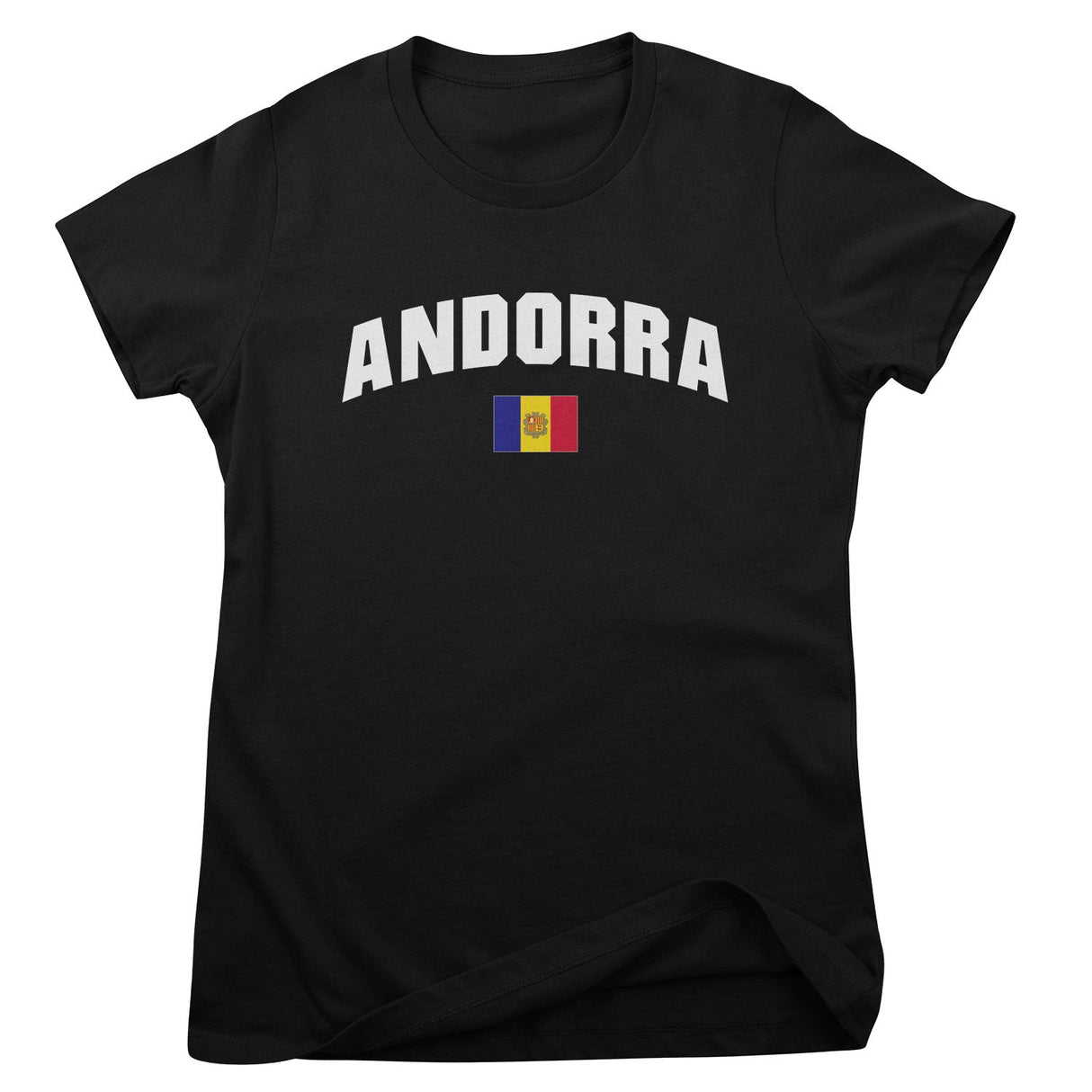 Andorra Flag Girly Tee
