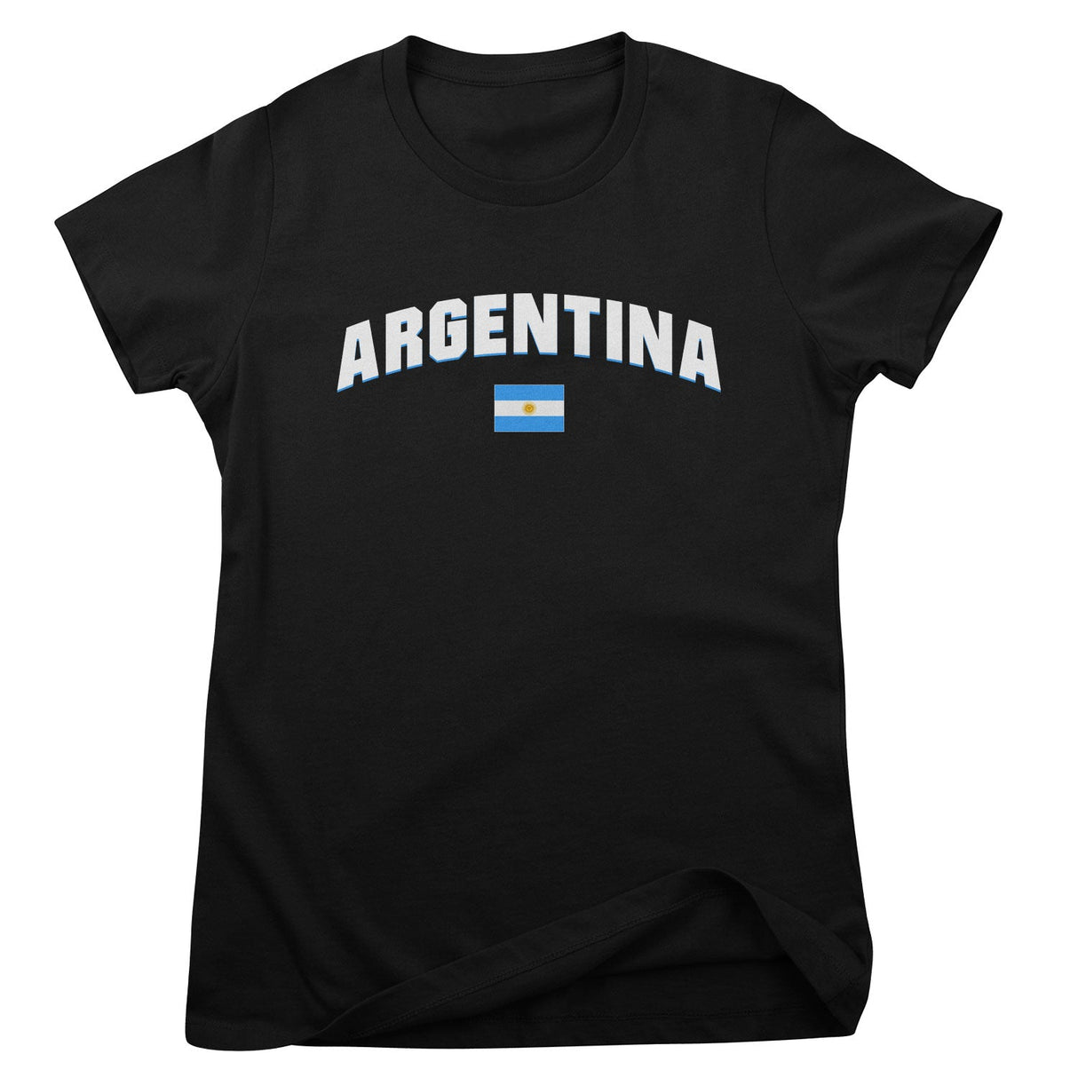 Argentina Flag Girly Tee